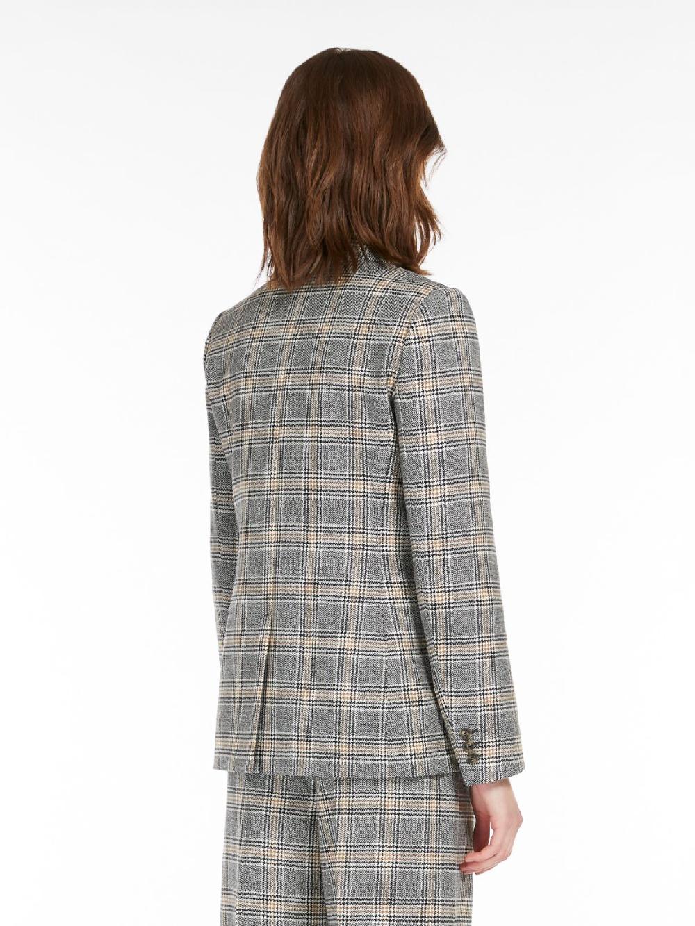 Weekend Blazer in lana disegnata Promozione