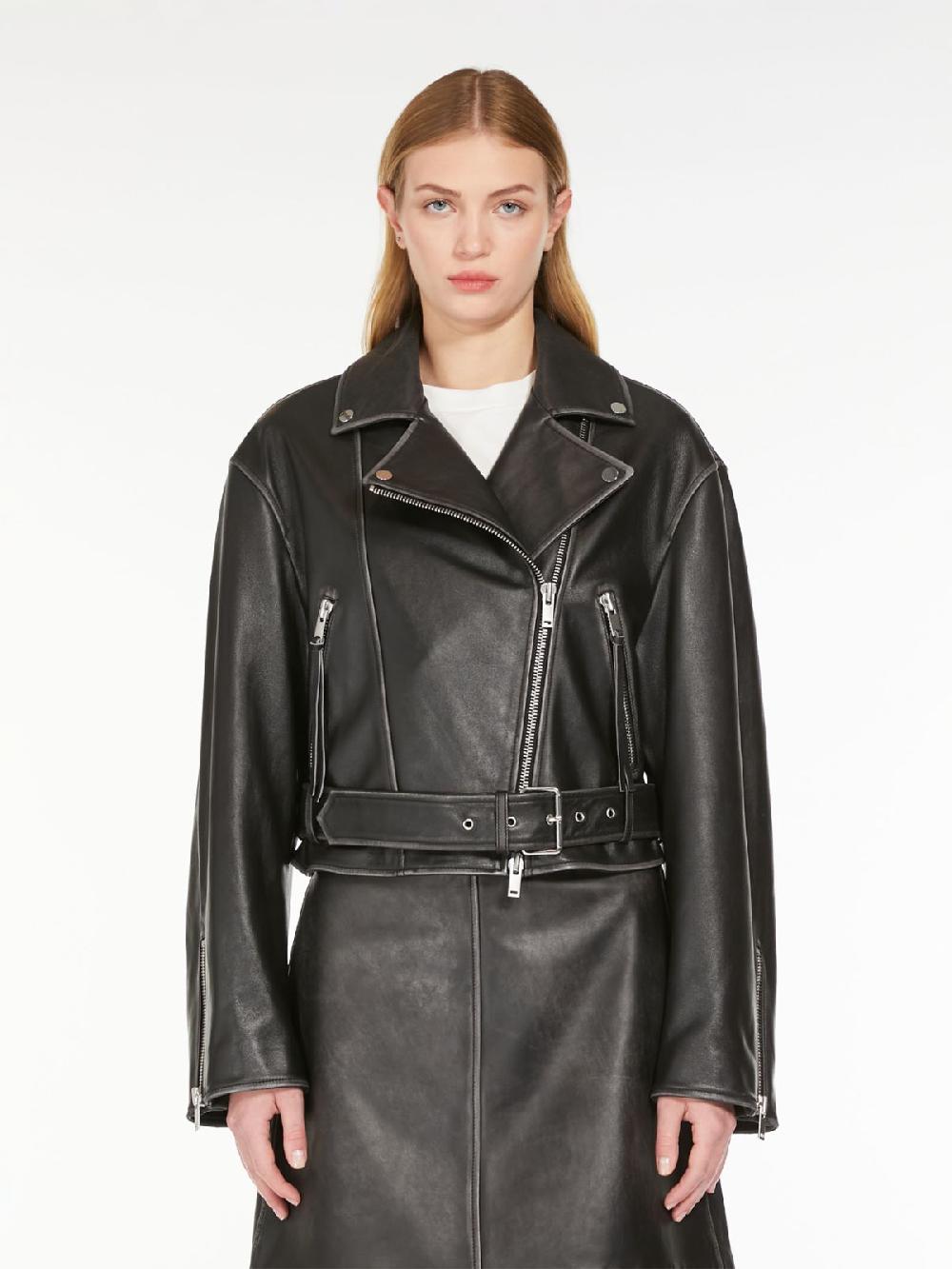 Weekend Giacca biker in pelle Soddisfazione Garantita