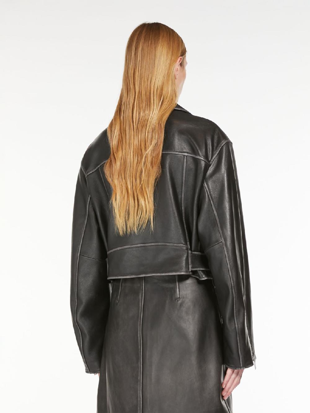 Weekend Giacca biker in pelle Soddisfazione Garantita