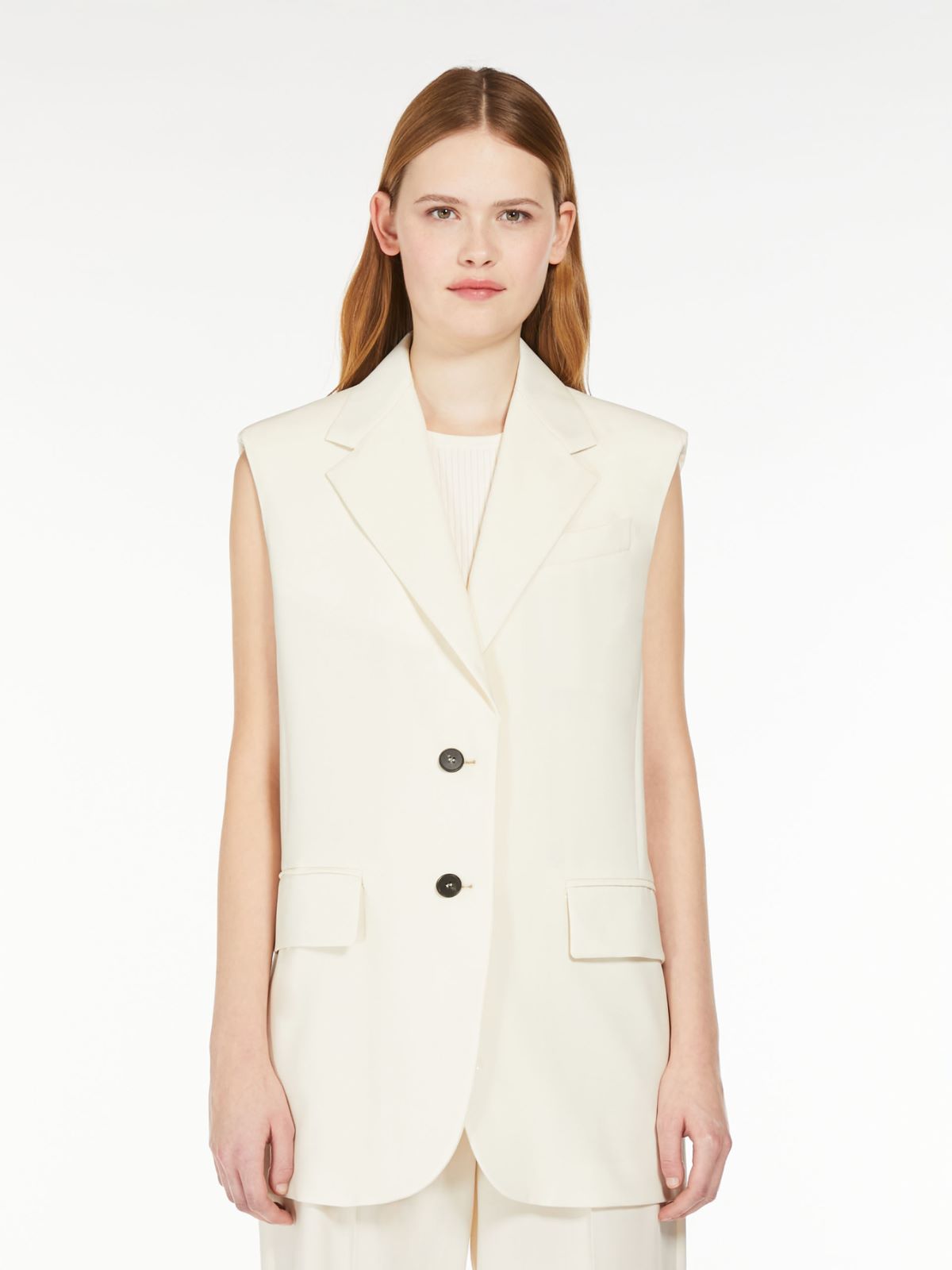 Weekend Gilet in tela di lana stretch Acquista Ora
