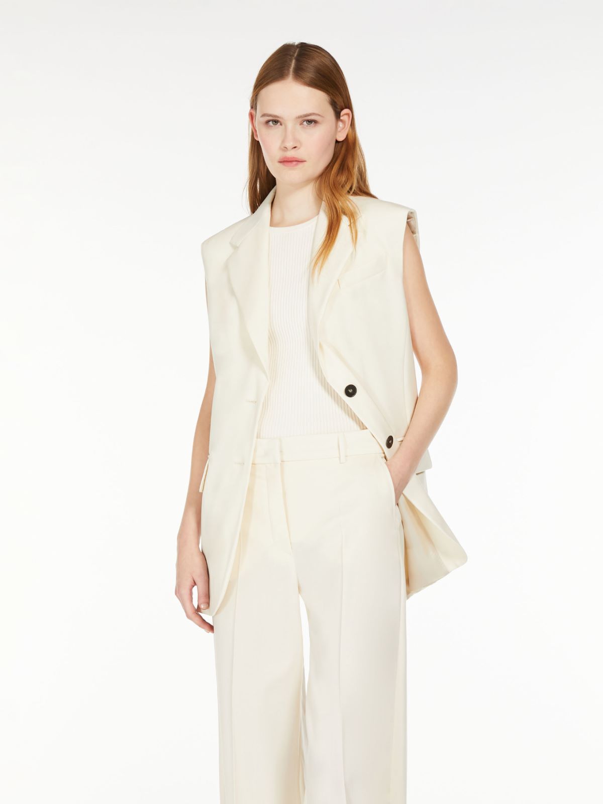 Weekend Gilet in tela di lana stretch Acquista Ora