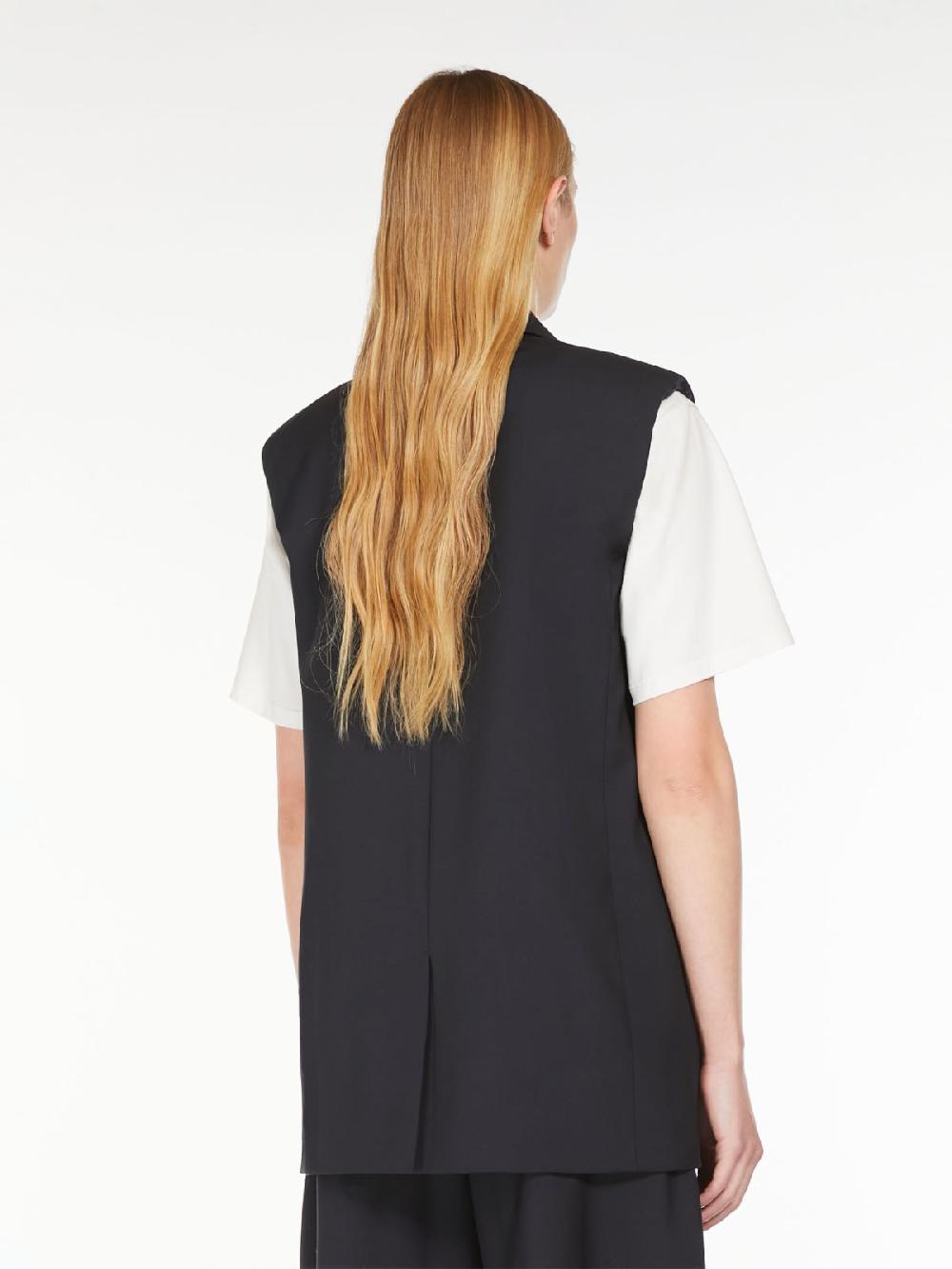 Weekend Gilet in tela di lana stretch Consegna Veloce