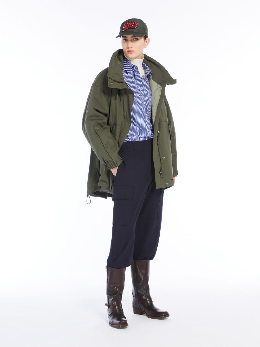 Weekend Parka reversibile in tessuto antigoccia Vendita Economica