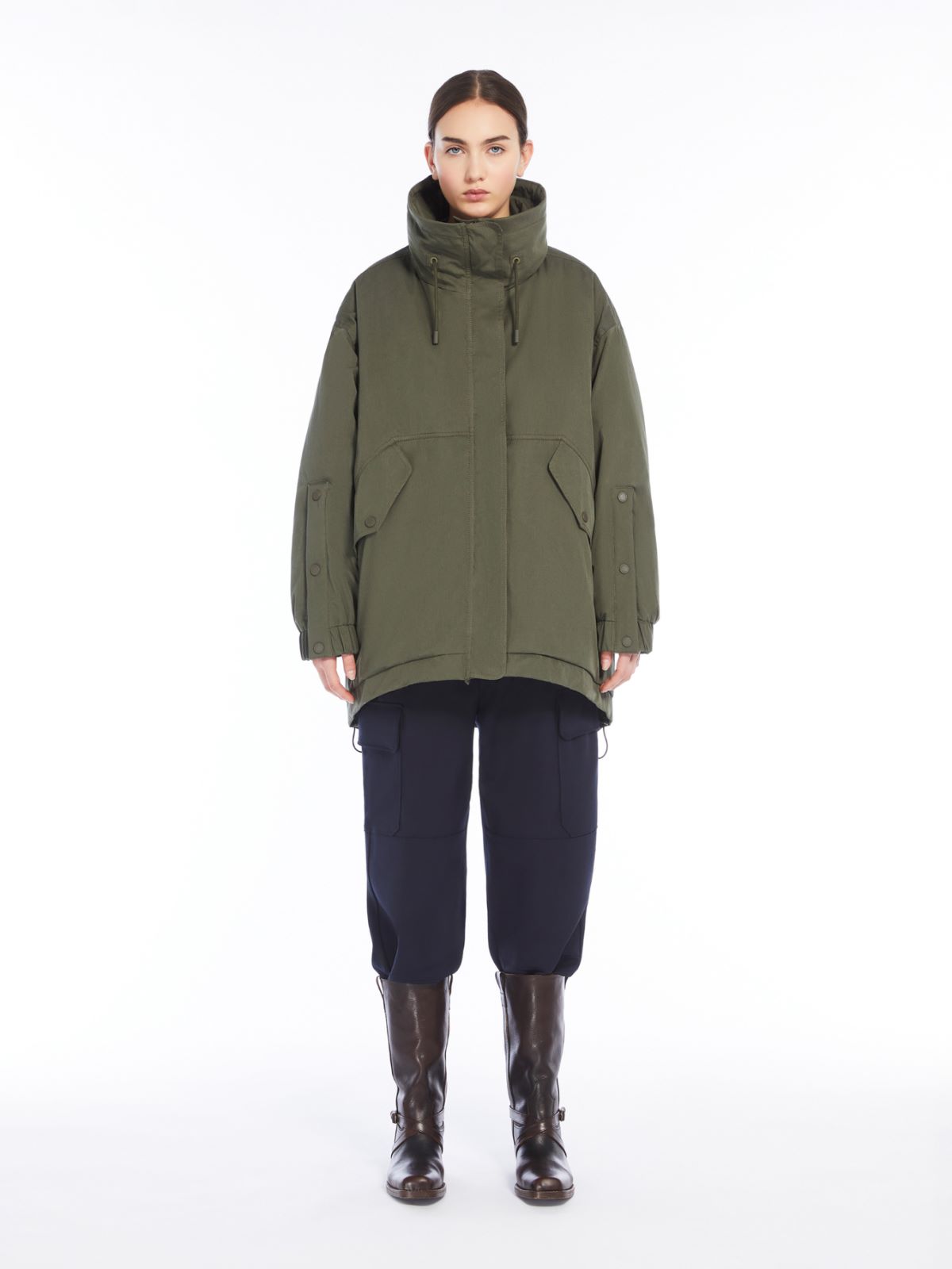 Weekend Parka reversibile in tessuto antigoccia Vendita Economica