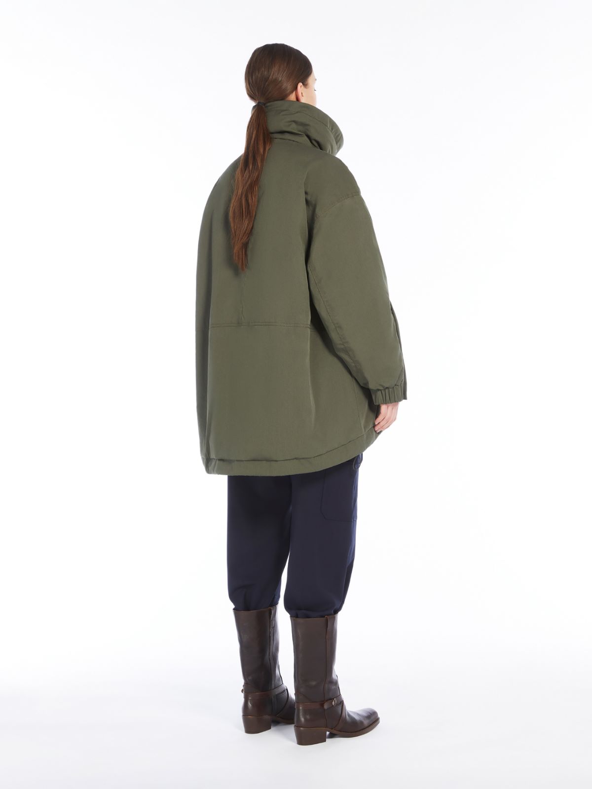 Weekend Parka reversibile in tessuto antigoccia Vendita Economica