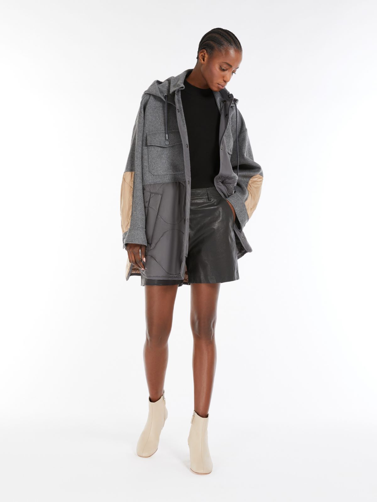 Weekend Giacca in double di lana e nylon Nuova
