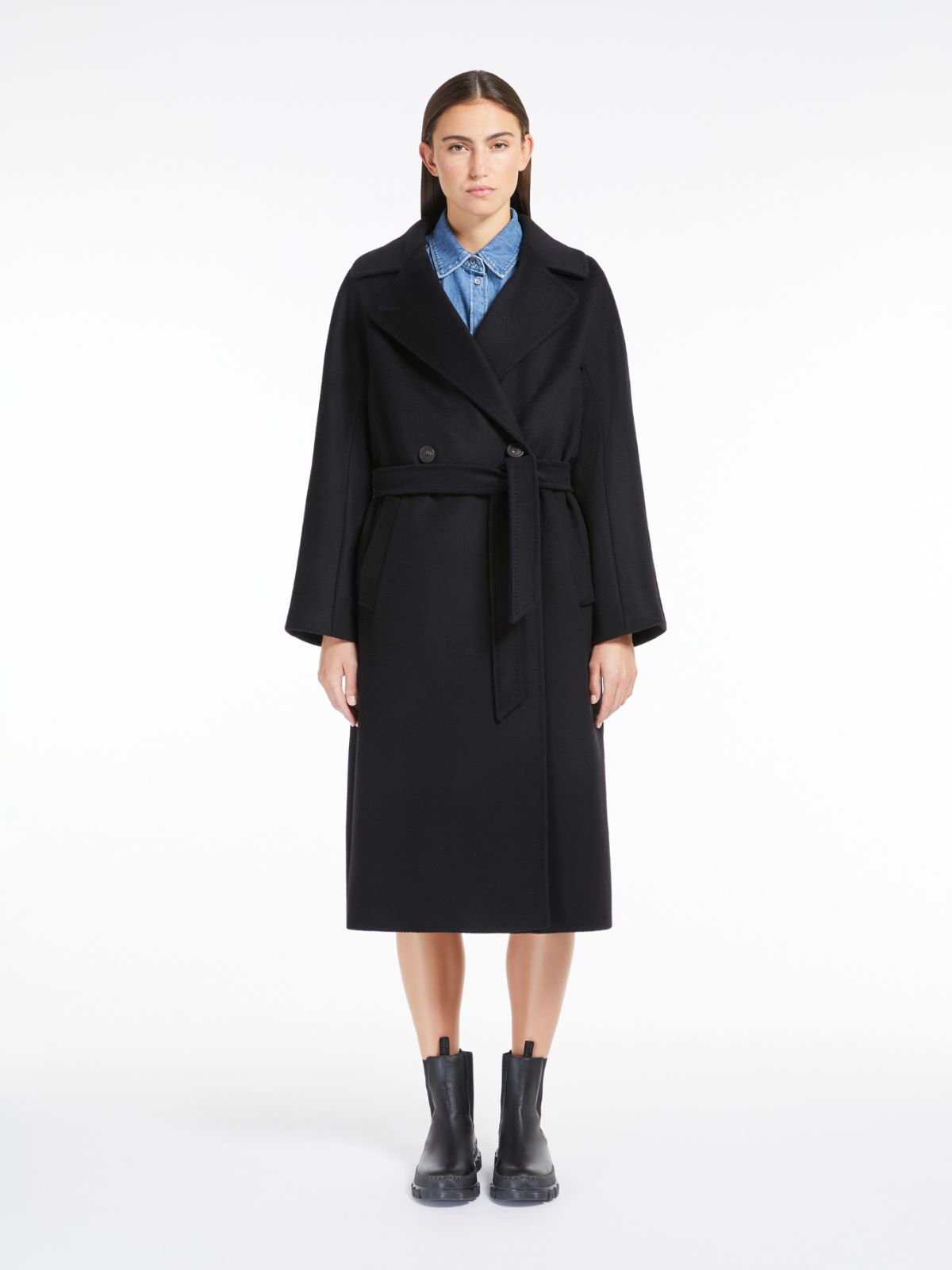 Weekend Cappotto in lana con cintura Acquista Ora