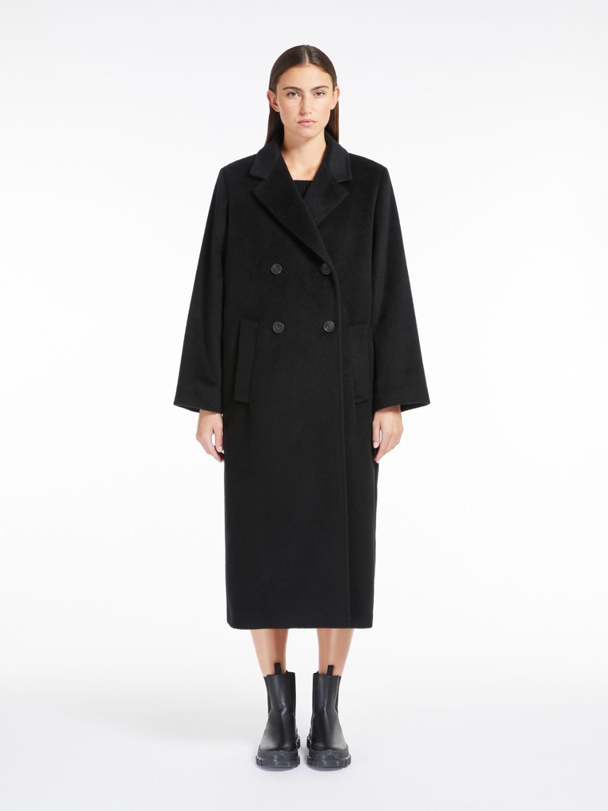 Weekend Cappotto doppiopetto in lana e alpaca Consegna Veloce