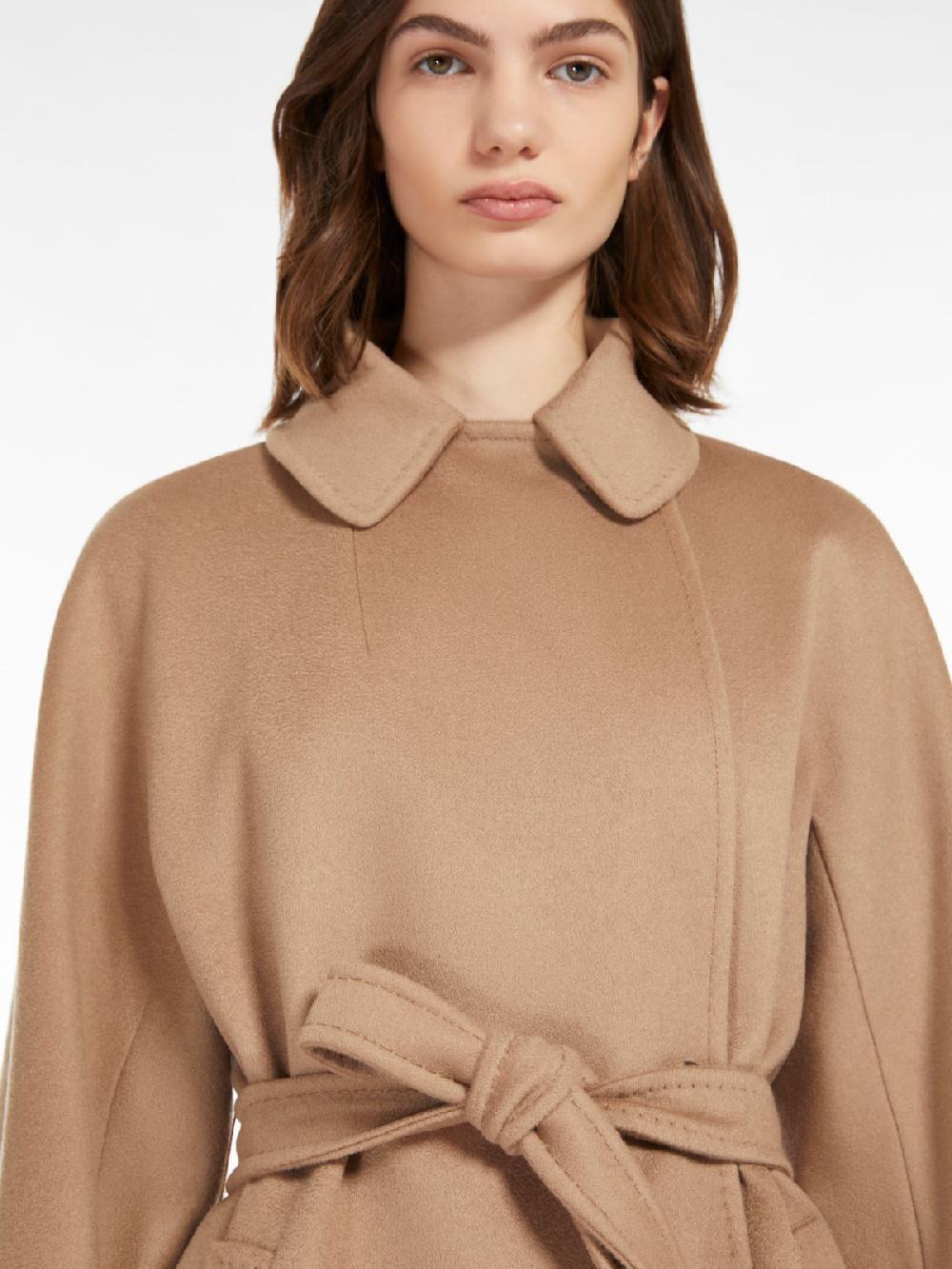 Weekend Cappotto in cachemire con cintura Presa
