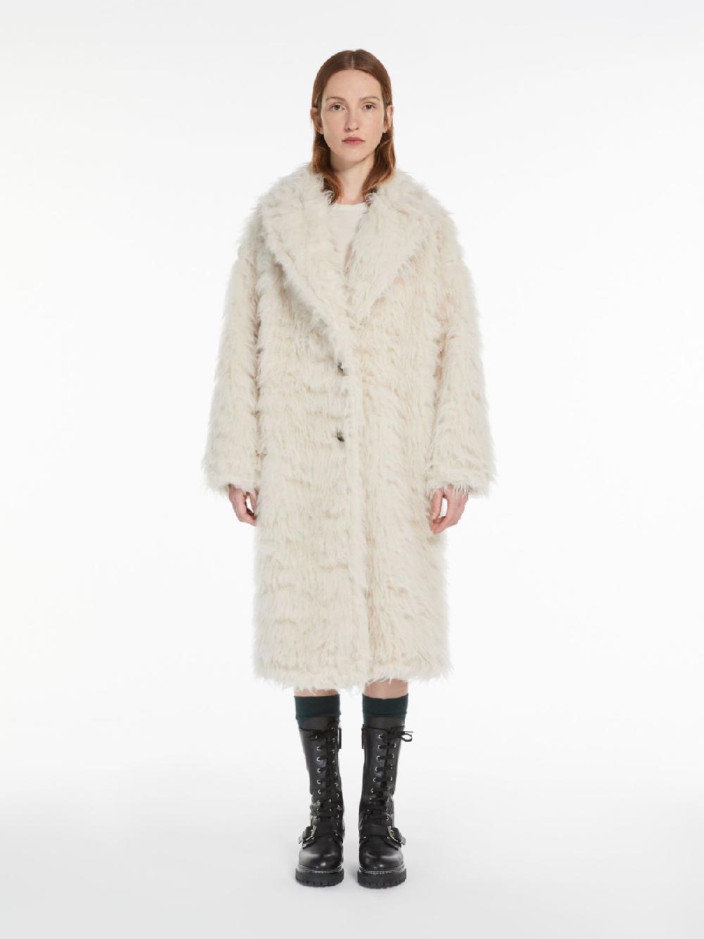 Weekend Cappotto a vestaglia in alpaca e lana Offerta