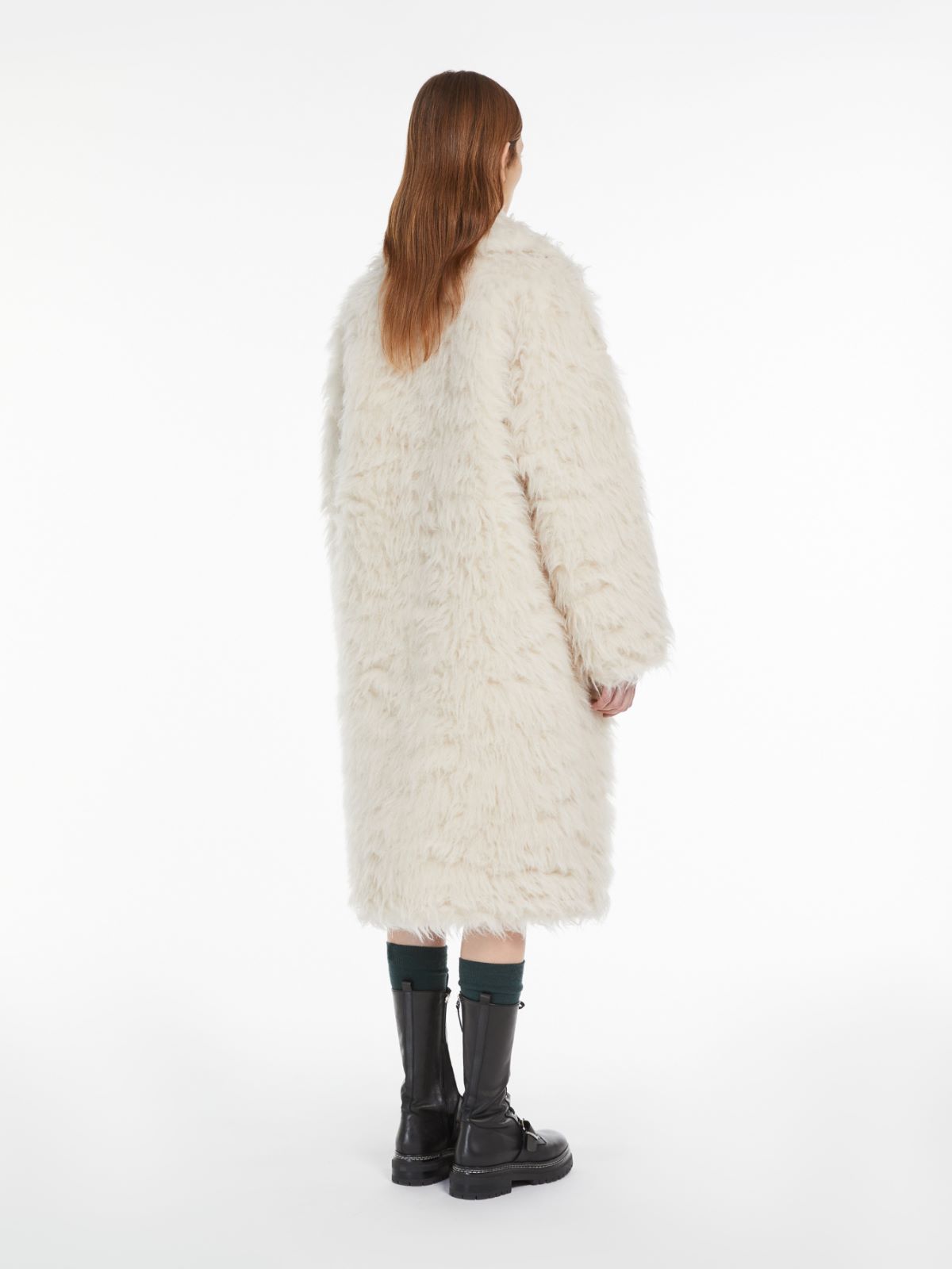 Weekend Cappotto a vestaglia in alpaca e lana Offerta