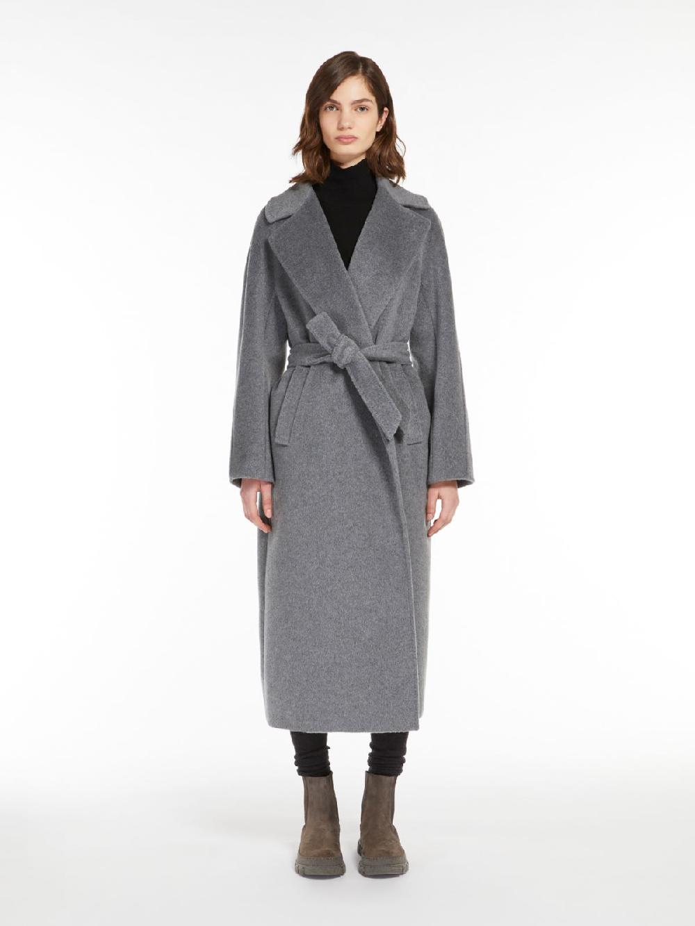 Weekend Cappotto a vestaglia in lana e alpaca In Vendita