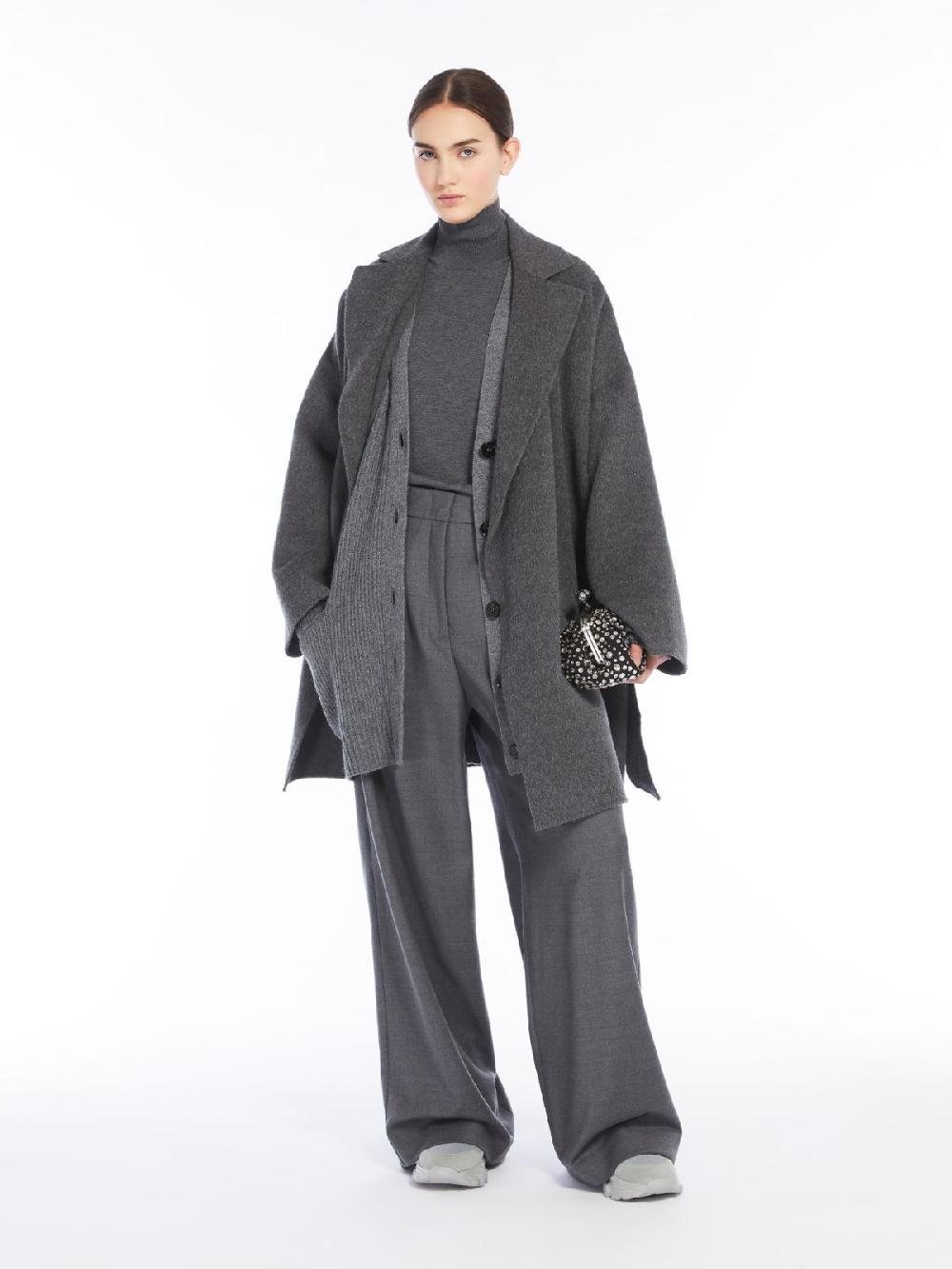 Weekend Cappotto over in lana di alpaca Saldi