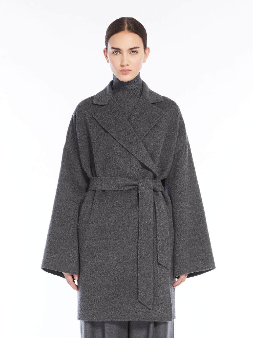 Weekend Cappotto over in lana di alpaca Saldi