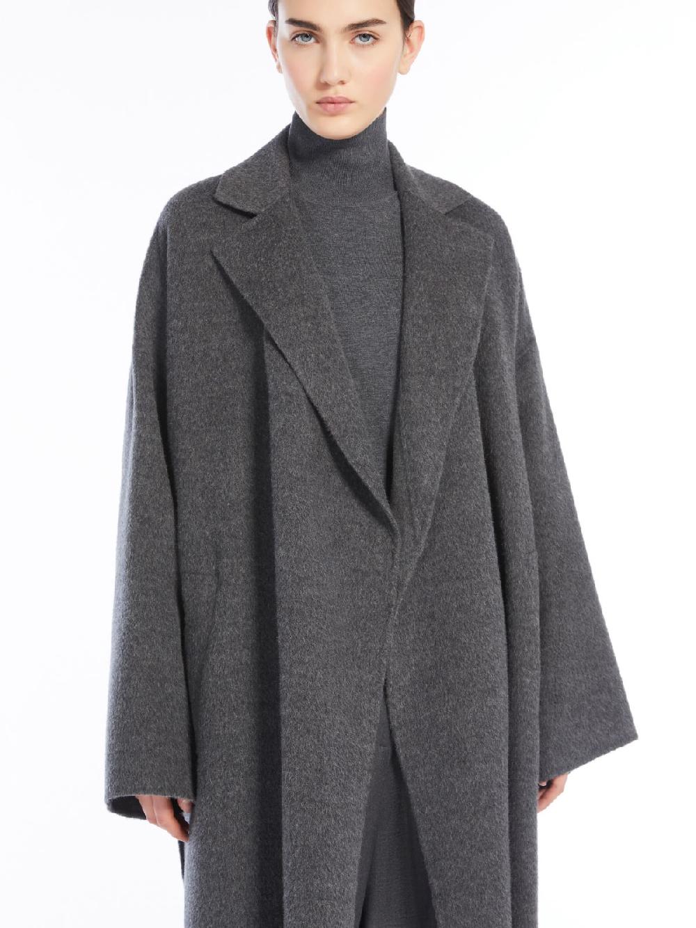 Weekend Cappotto over in lana di alpaca Saldi