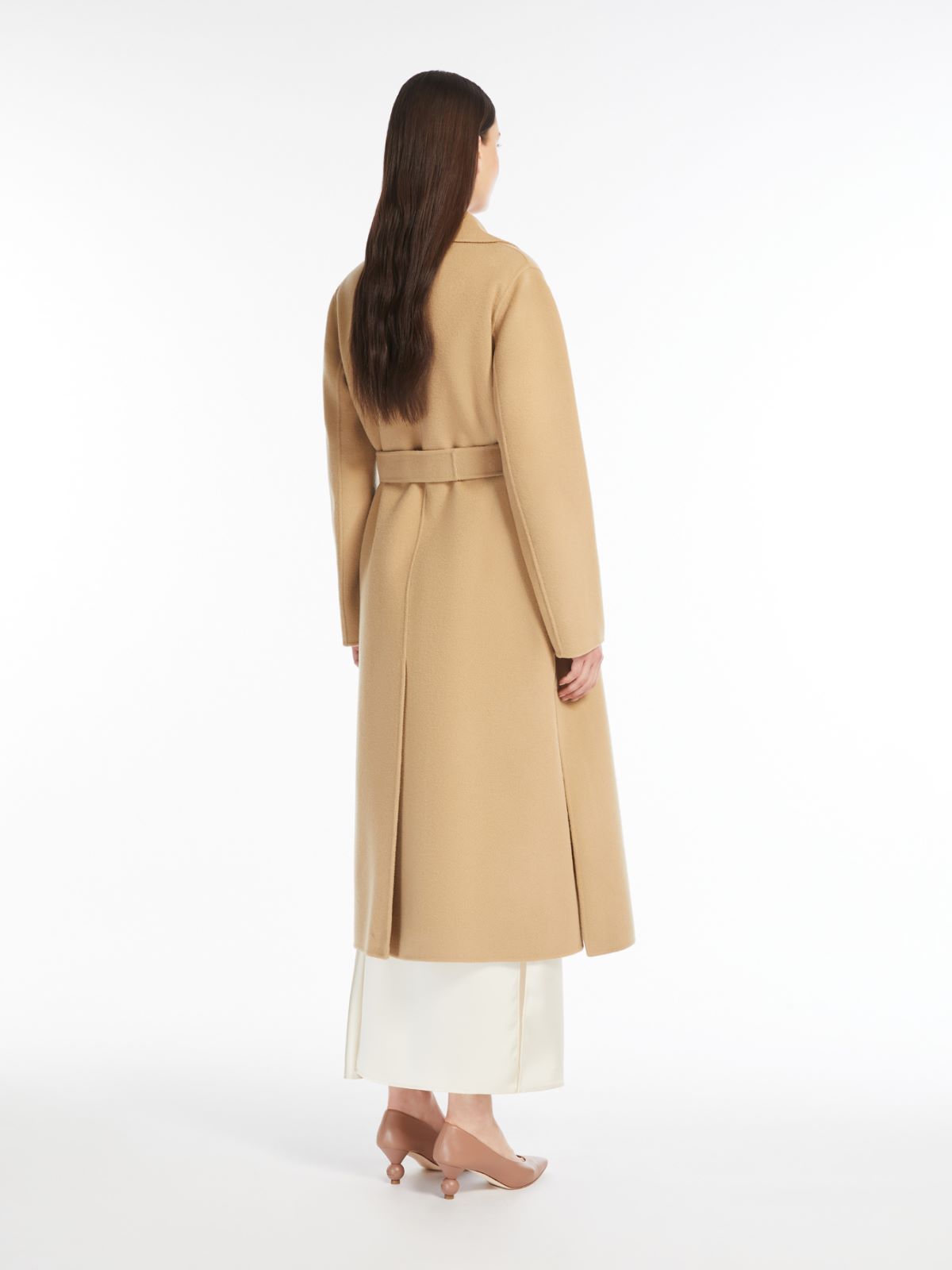 Weekend Cappotto lungo a vestaglia in lana Vendita Calda