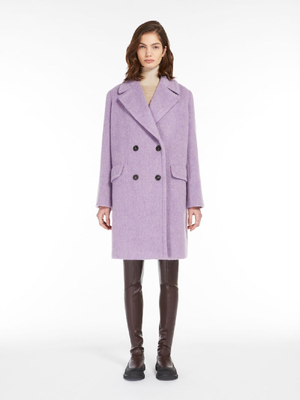 Weekend Cappotto doppiopetto in mista lana Nuova