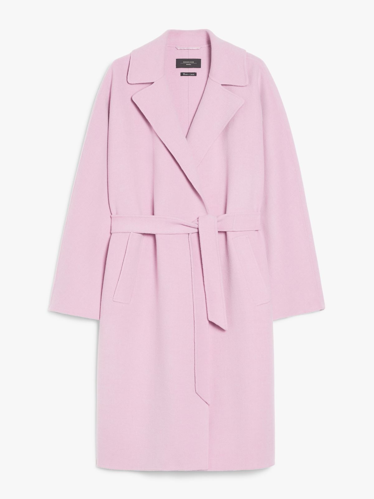 Weekend Cappotto a vestaglia in double di misto lana Italia