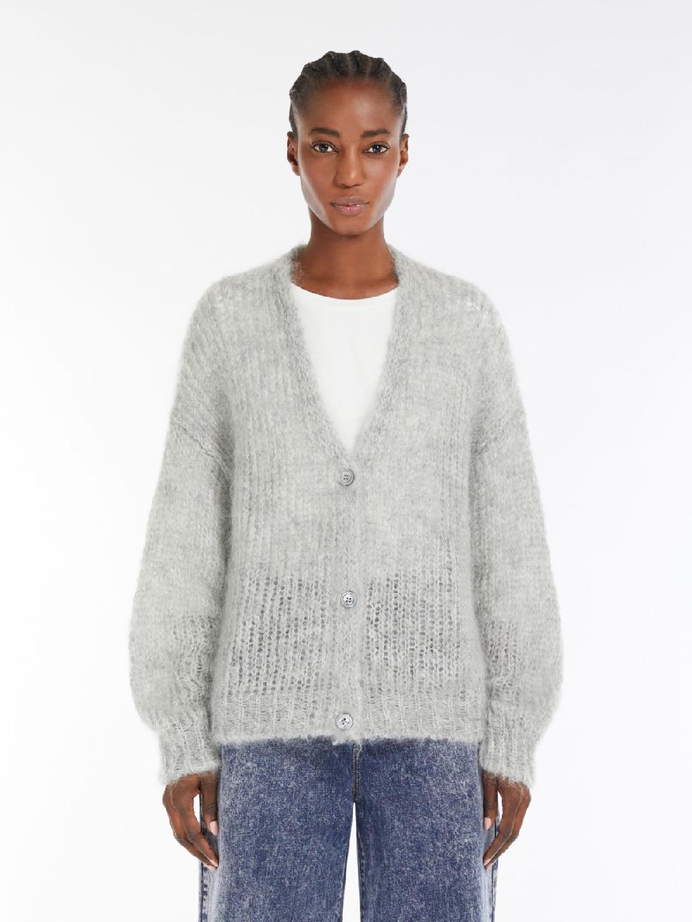 Weekend Cardigan in filato di mohair Fino Al -60%
