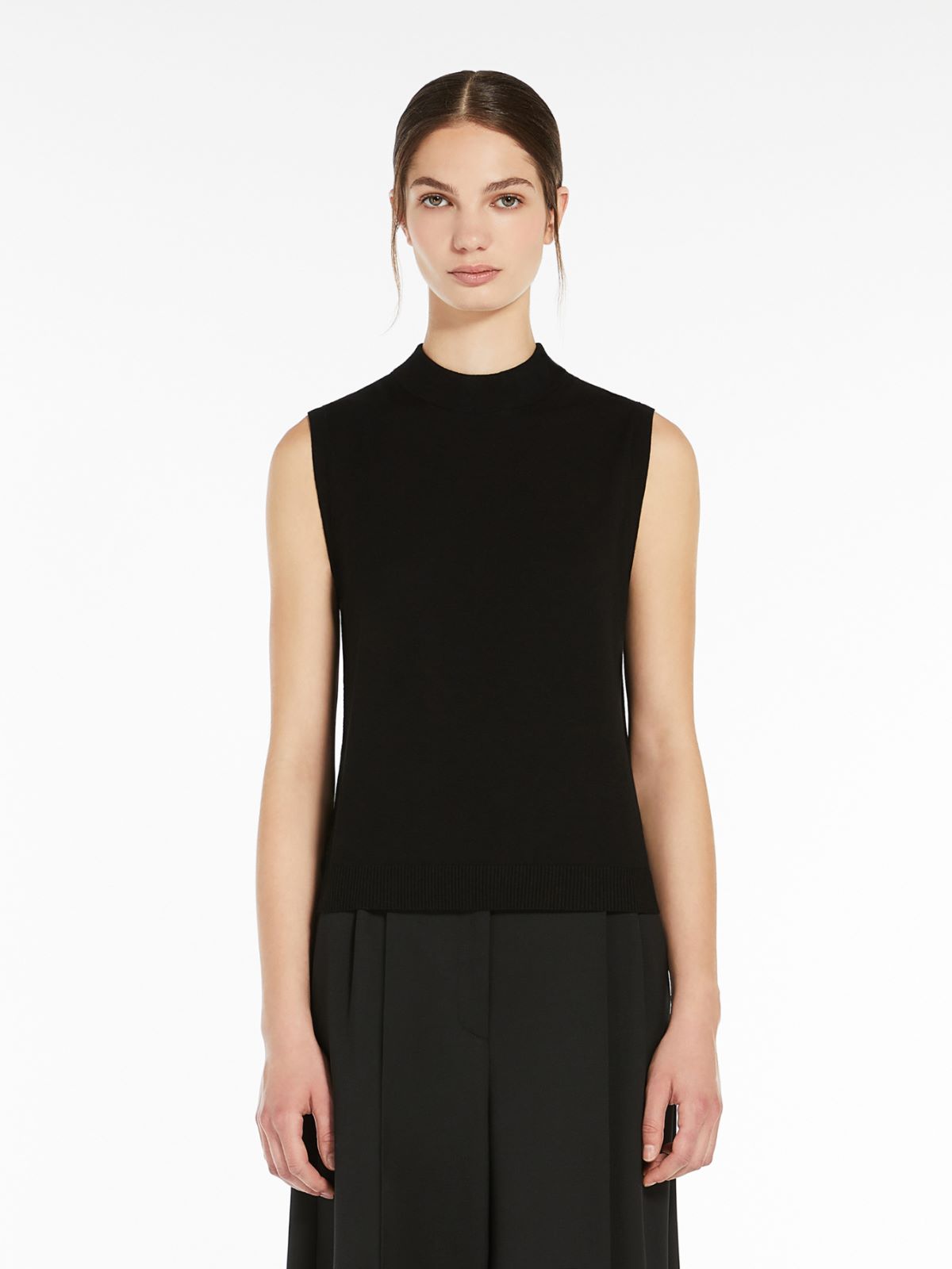 Weekend Top in filato di viscosa stretch Outlet