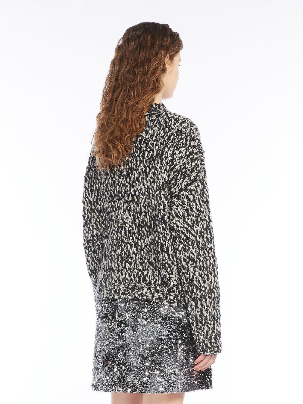 Weekend Maglia girocollo in mista lana chiné Online