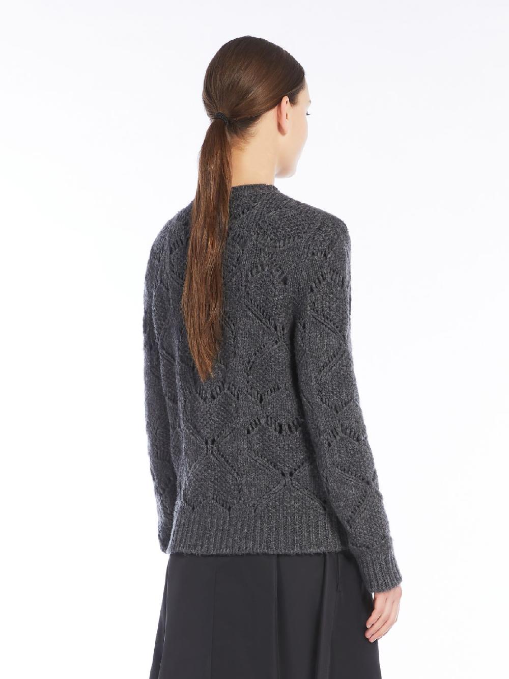 Weekend Maglia in mista lana traforata In Vendita