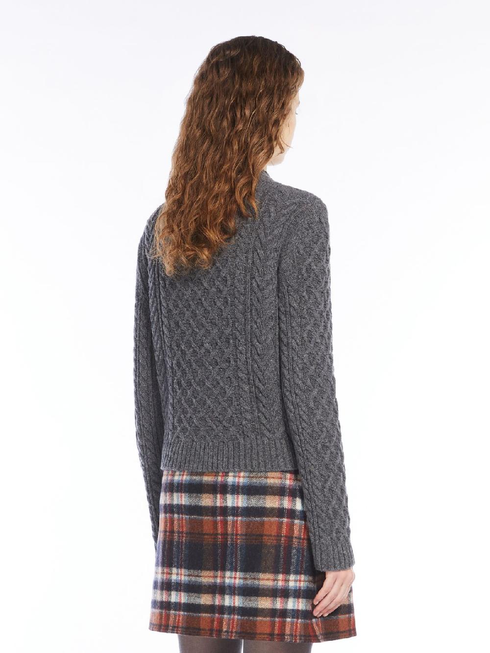 Weekend Cardigan in lana a trecce Saldi