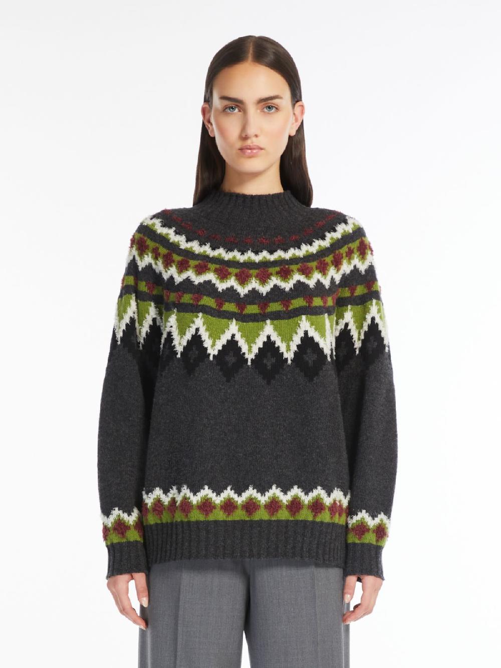Weekend Maglia in lana jacquard Offerte