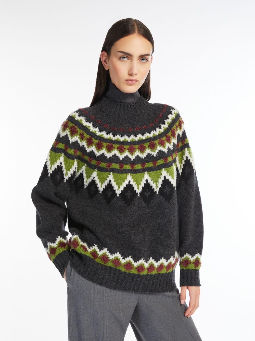 Weekend Maglia in lana jacquard Offerte