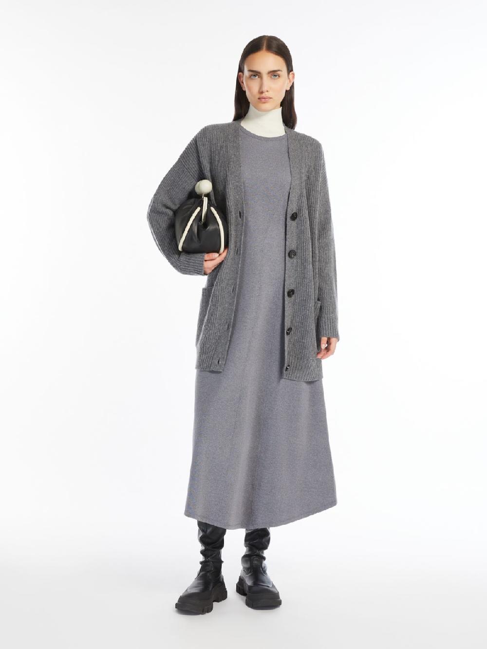 Weekend Cardigan over in lana viscosa e cachemire Vendita Calda
