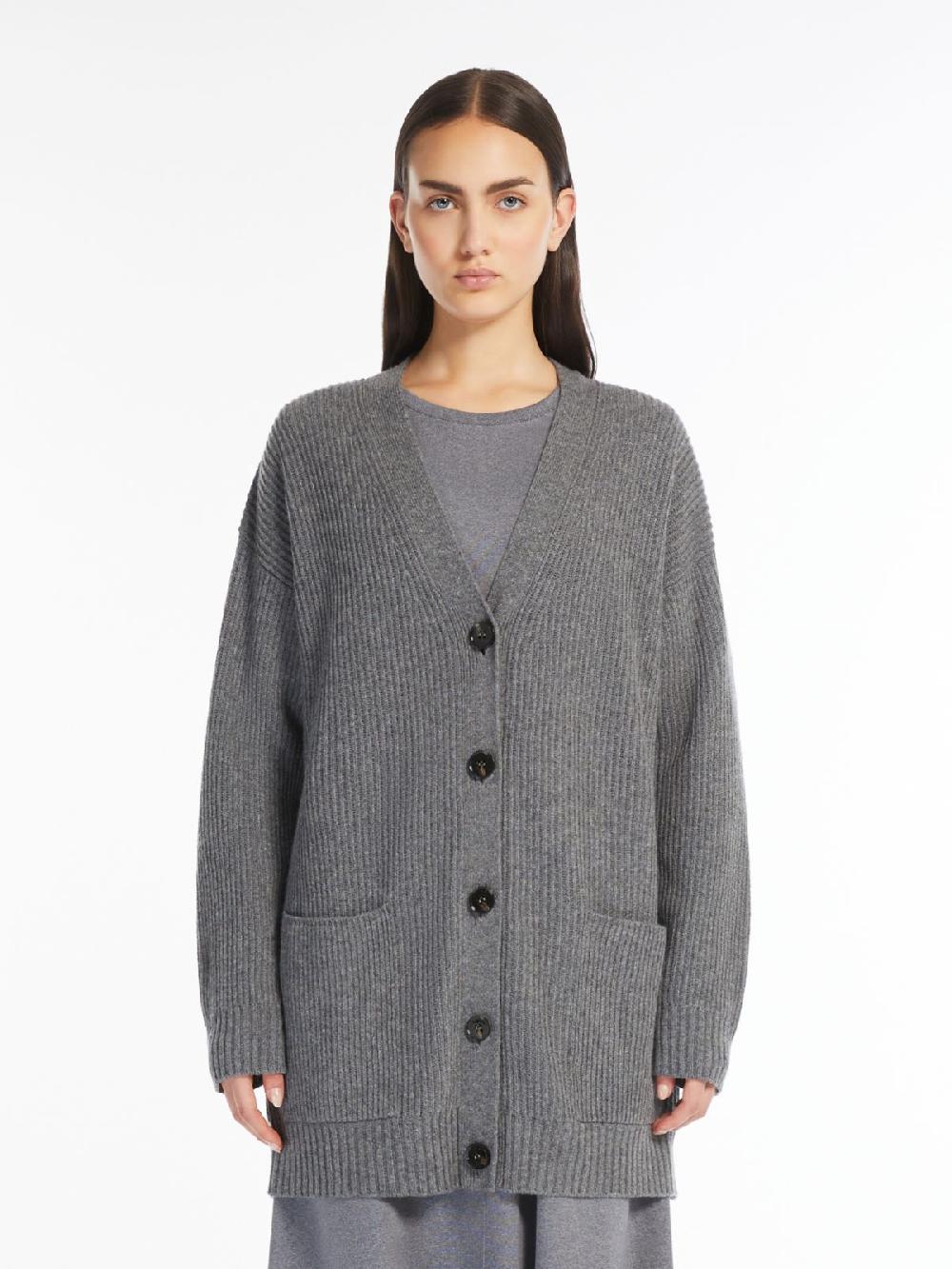 Weekend Cardigan over in lana viscosa e cachemire Vendita Calda