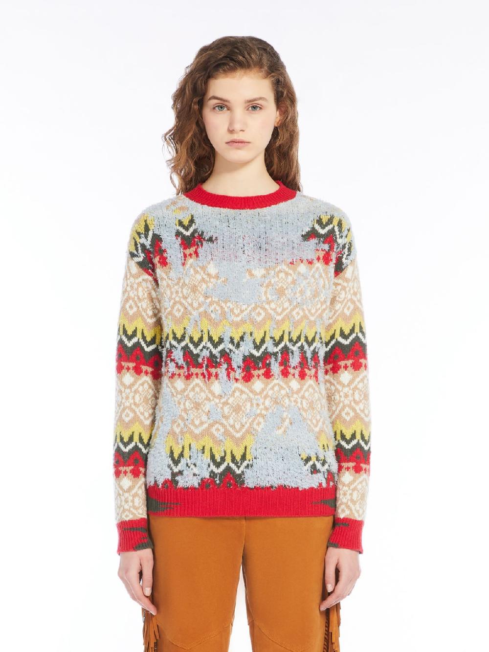 Weekend Maglia in mista lana jacquard Negozio