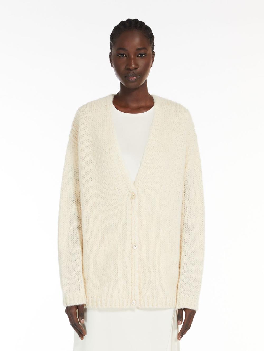 Weekend Cardigan over in alpaca e cotone Italia