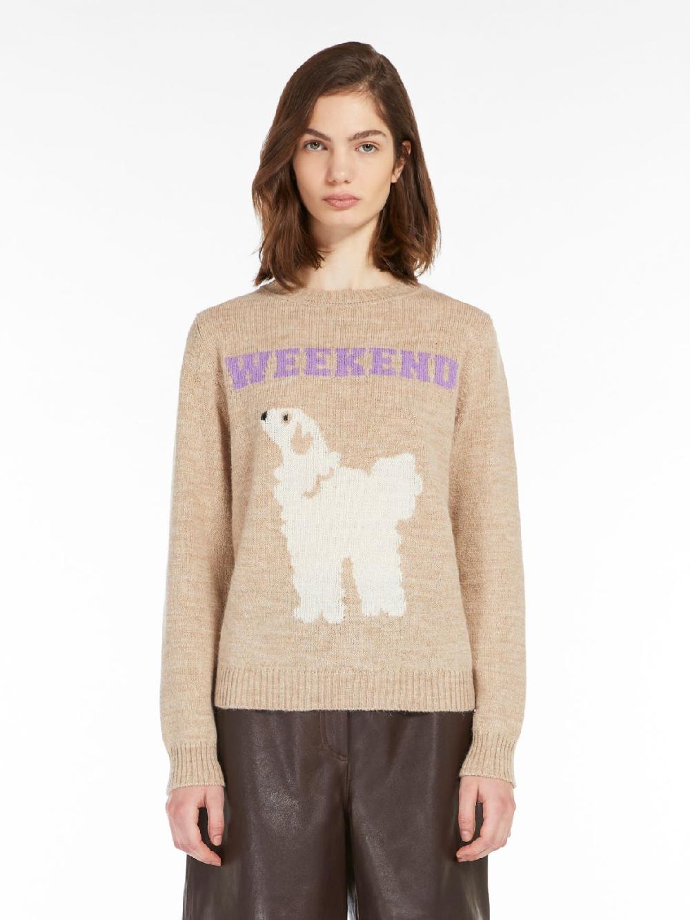 Weekend Maglia intarsiata in alpaca e lana Fino al 60% di sconto