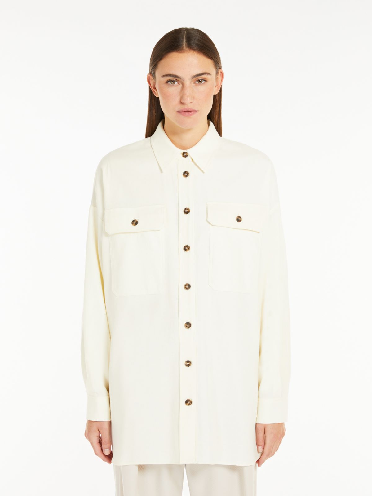 Weekend Camicia over in flanella di cotone Fino Al -60%