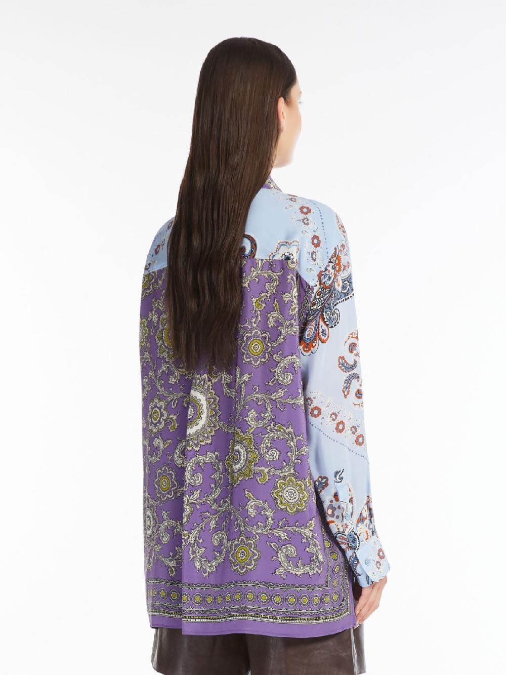 Weekend Camicia in crêpe de Chine stampata Affare Del Giorno