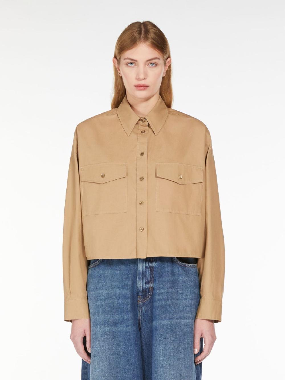 Weekend Camicia in cotone e twill stampato Presa