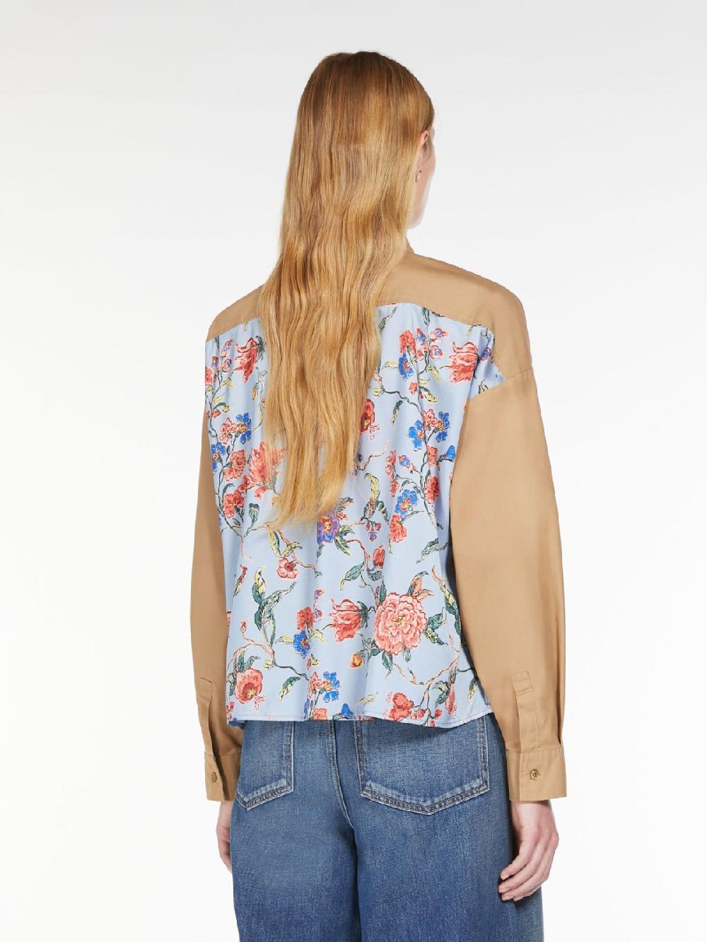 Weekend Camicia in cotone e twill stampato Presa