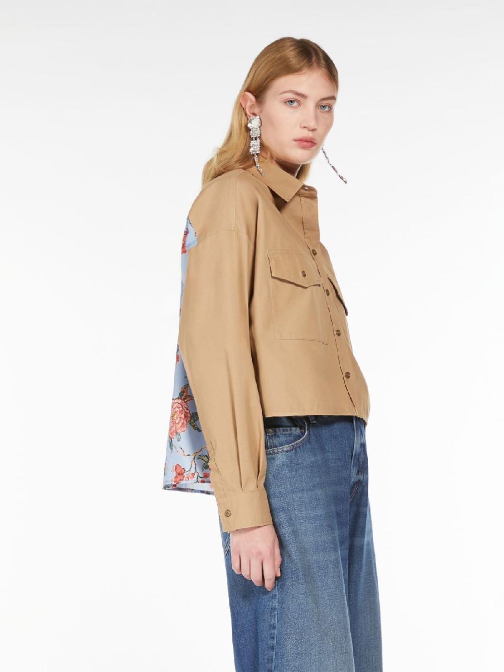 Weekend Camicia in cotone e twill stampato Presa