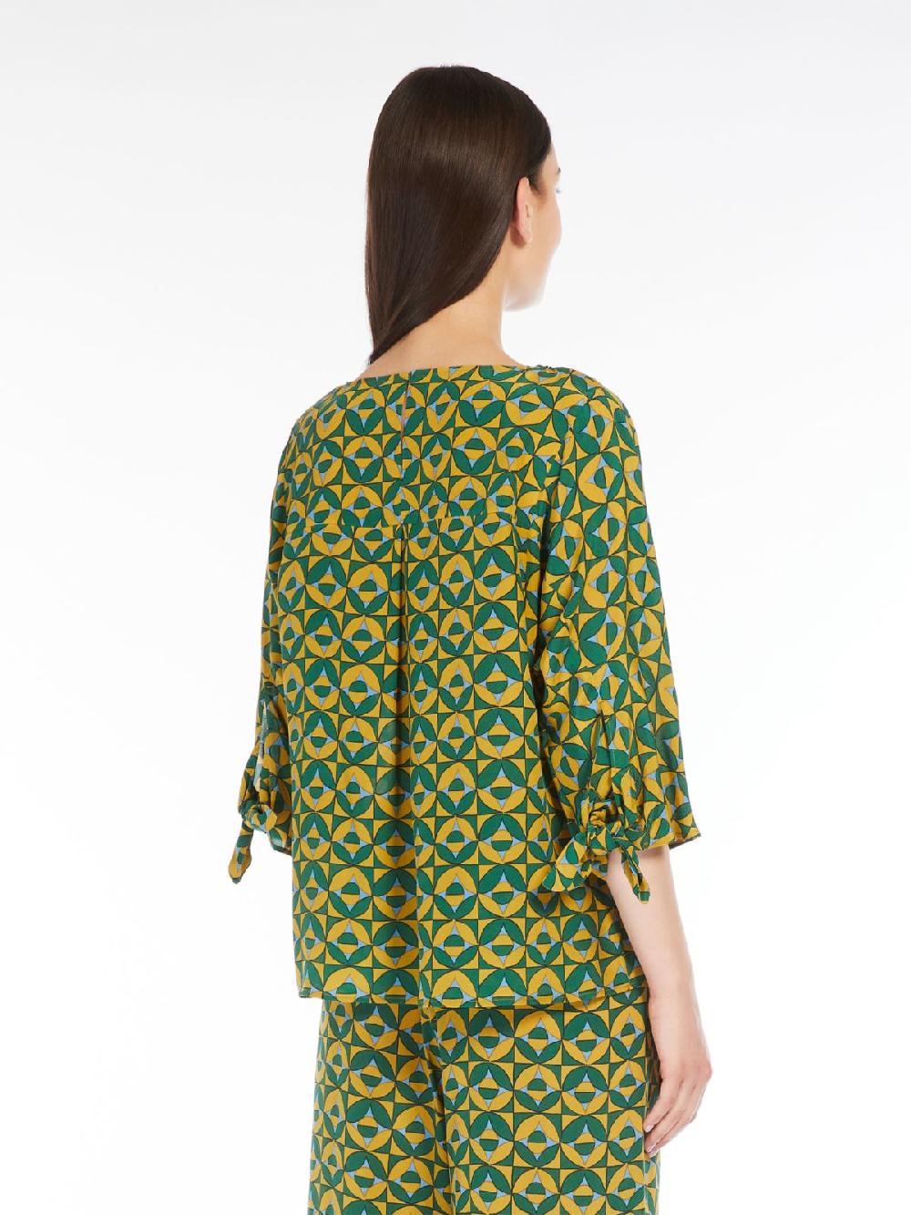 Weekend Blusa in crêpe de Chine stampato Economico