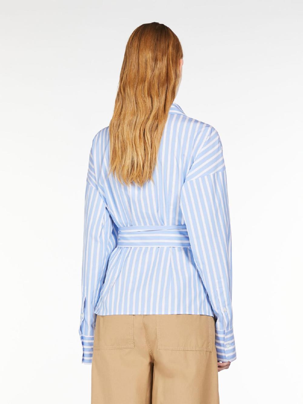 Weekend Camicia incrociata in popeline di cotone Italia