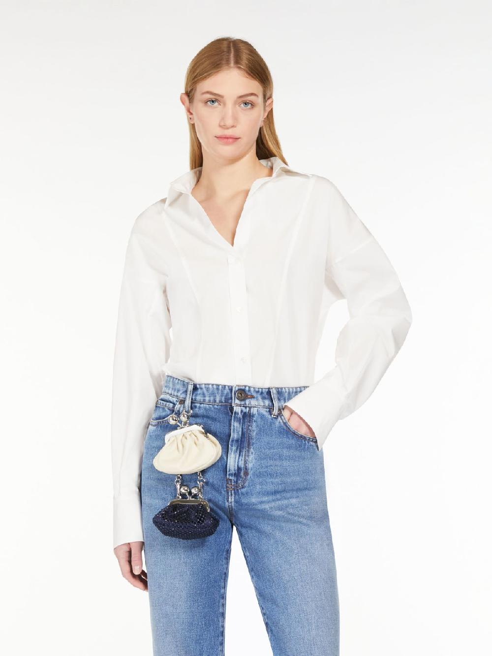 Weekend Camicia incrociata in popeline di cotone Vendita Calda