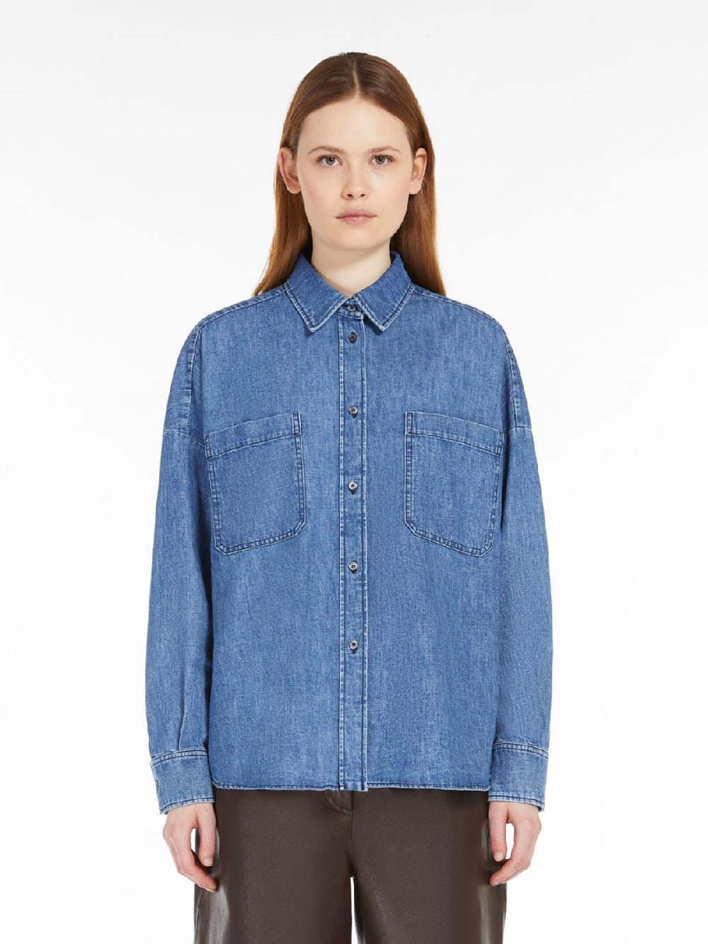 Weekend Camicia crop in denim di cotone 2025