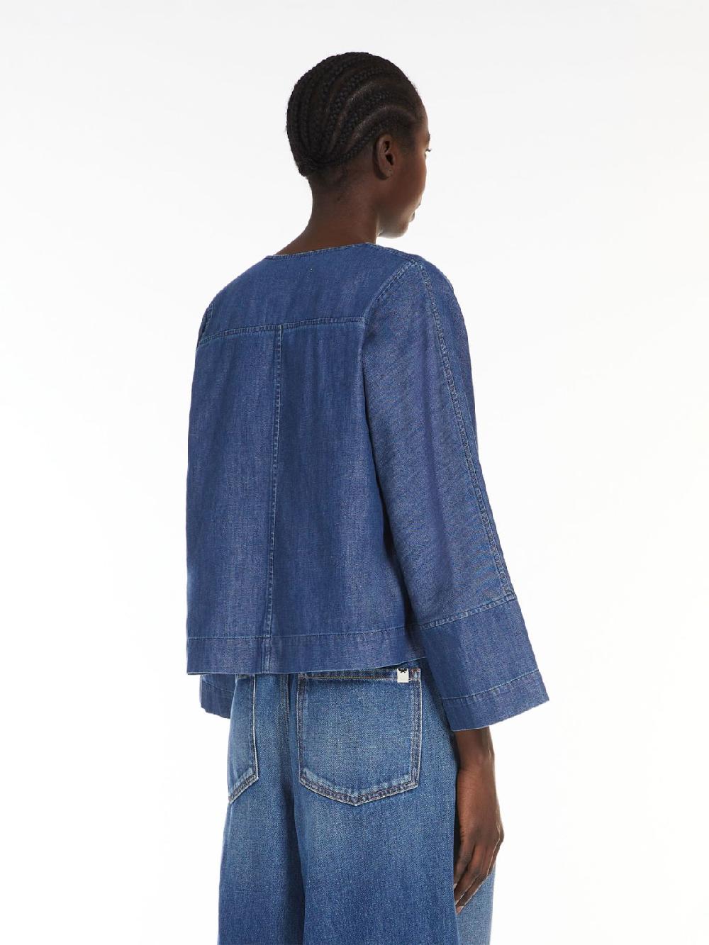 Weekend Blusa marinier in denim Italy