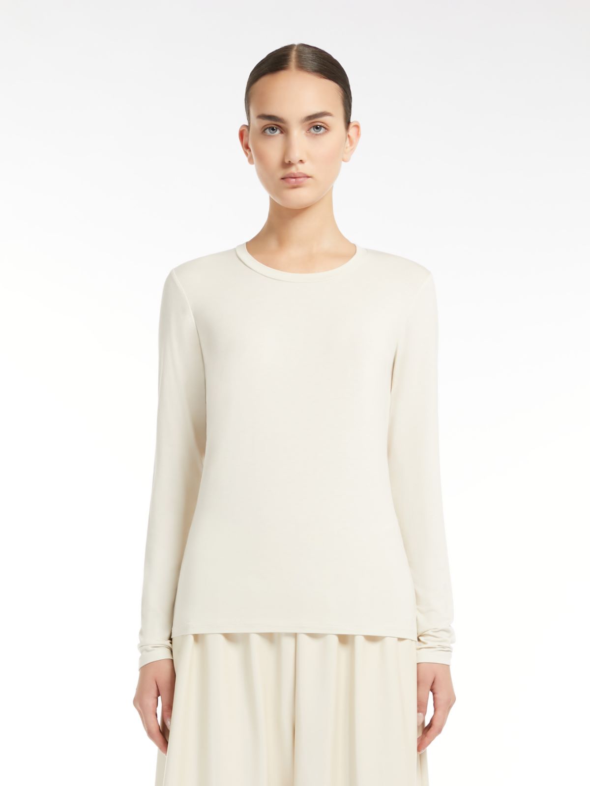 Weekend T-shirt aderente in jersey Fino Al -60%