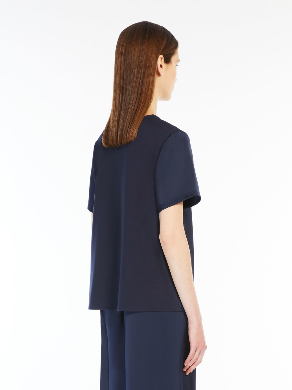 Weekend T-shirt in raso e jersey Prezzo Ridotto