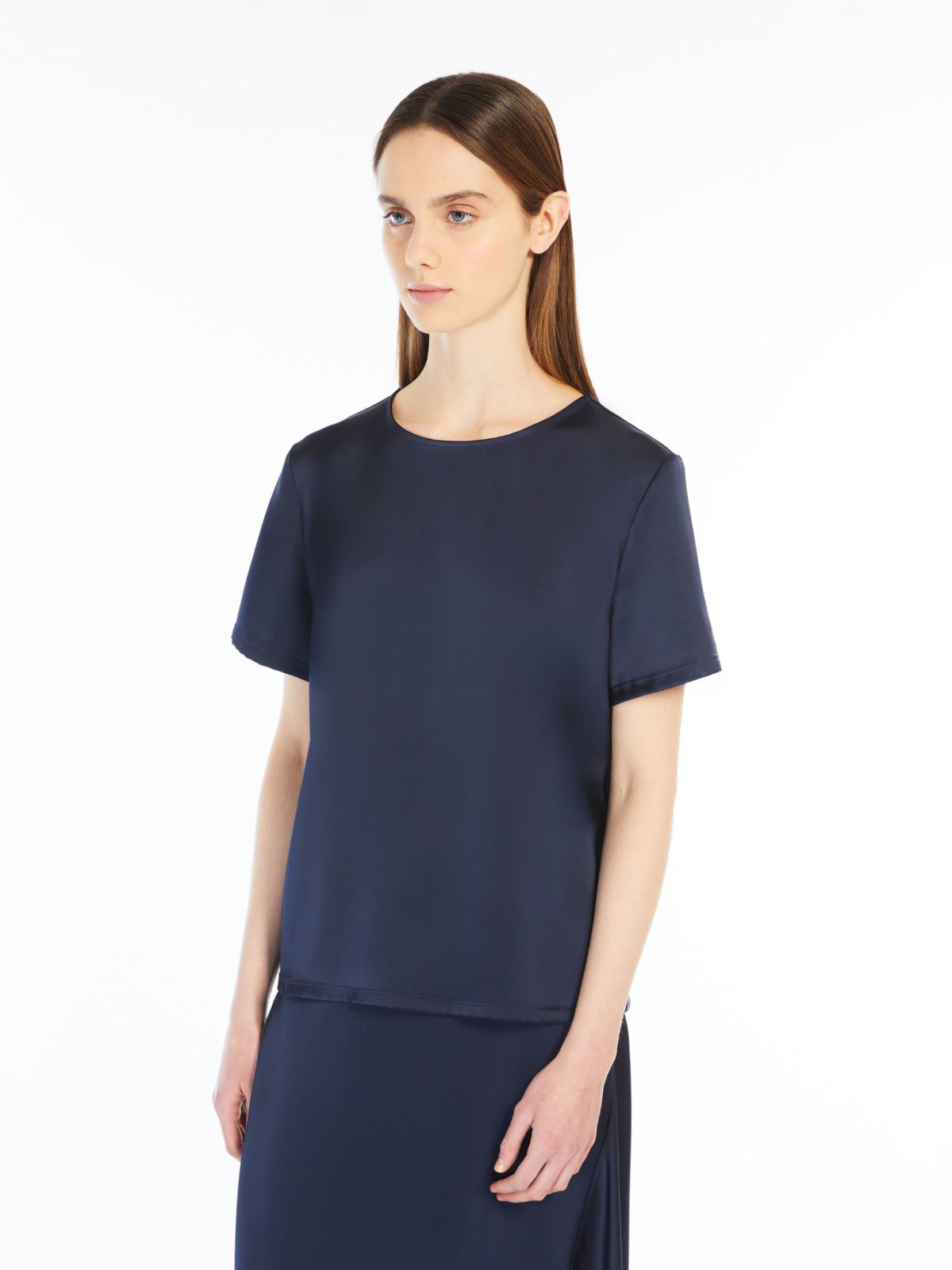 Weekend T-shirt in raso e jersey Prezzo Ridotto