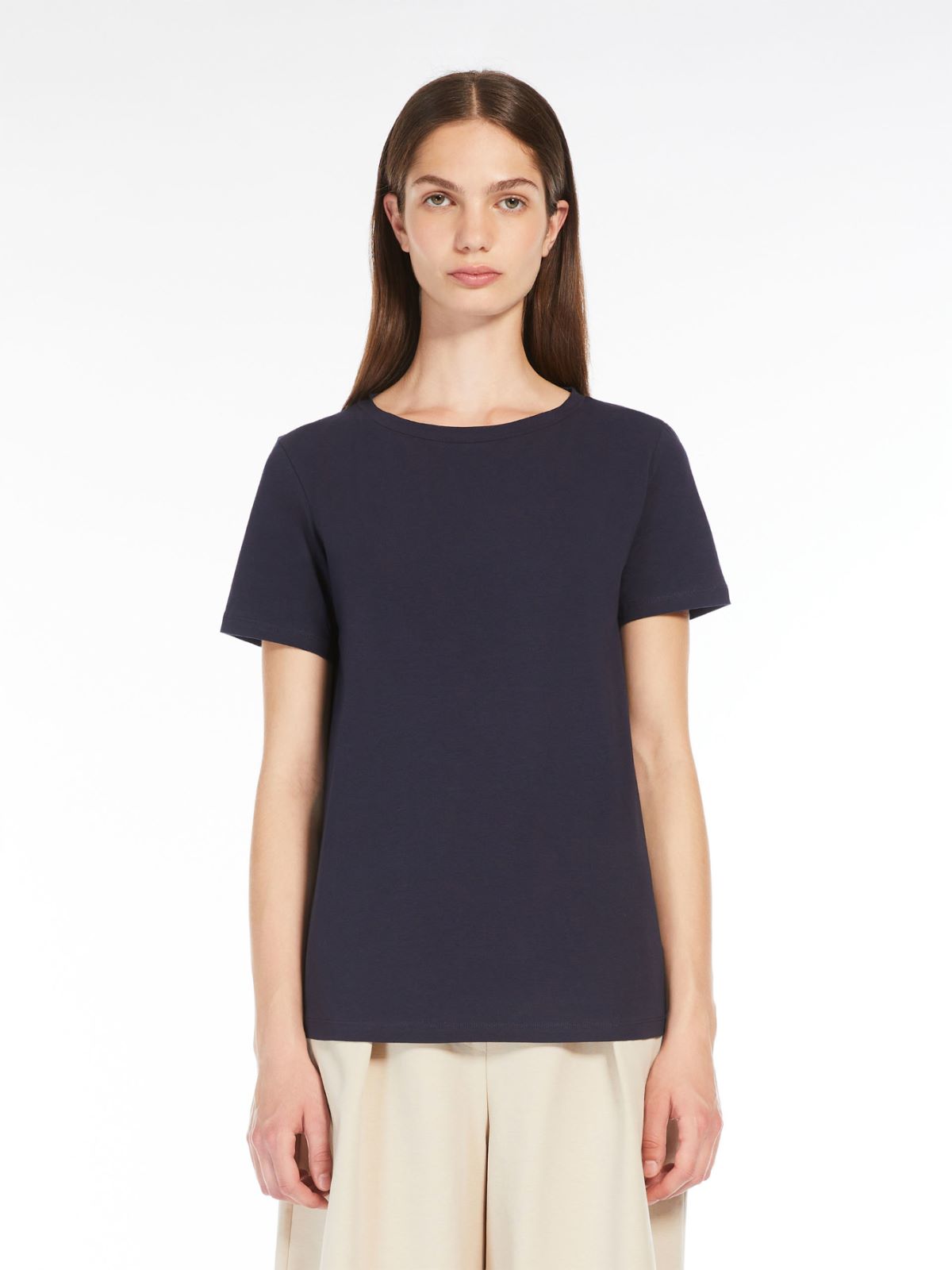 Weekend T-shirt basic in cotone stretch Vendita Economica