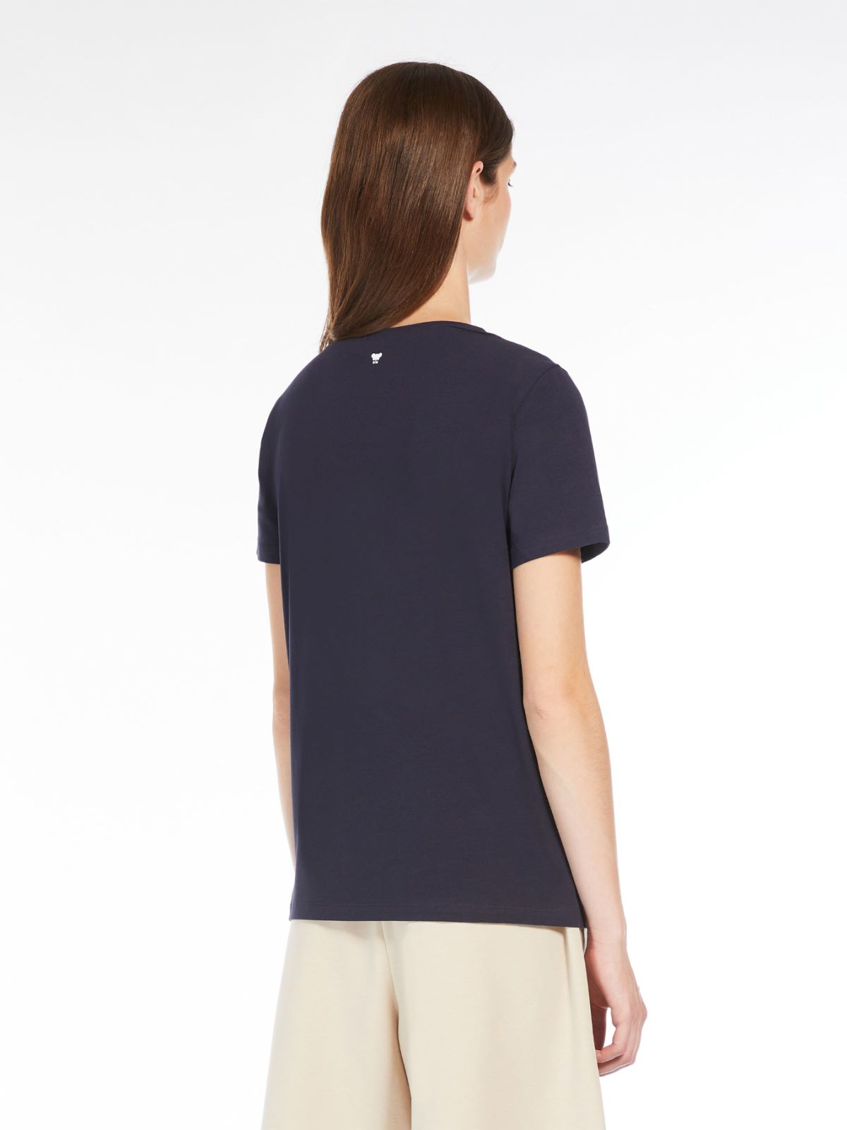 Weekend T-shirt basic in cotone stretch Vendita Economica