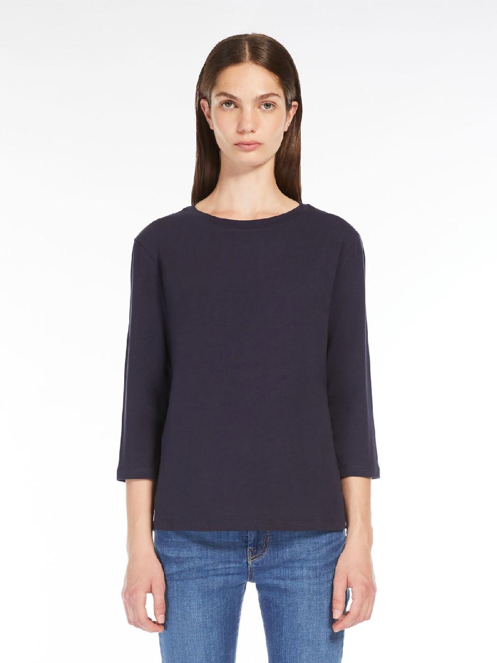 Weekend T-shirt a barchetta in jersey Saldi Di Fabbrica